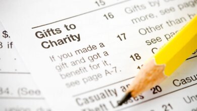 Which donations matter for taxes
