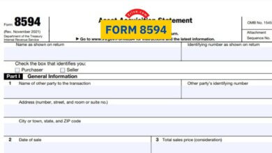 Form 8594