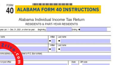 Alabama Form 40 Instructions