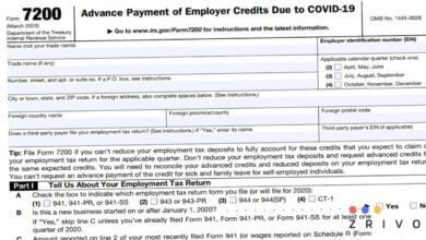 IRS Form 7200
