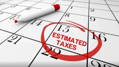 How are quarterly federal estimated taxes paid