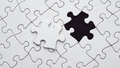 missing piece from a puzzle