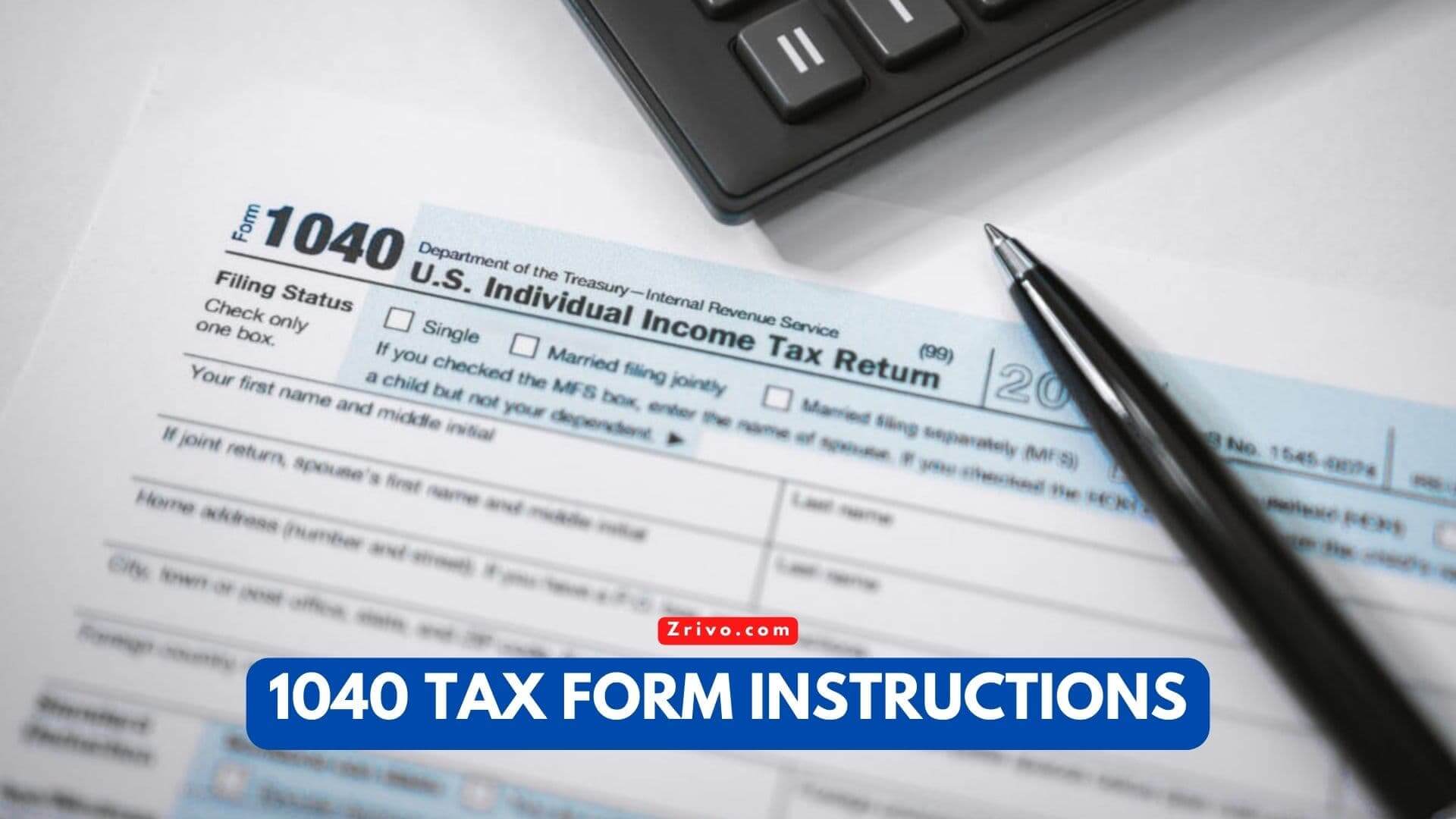1040 Tax Form Instructions