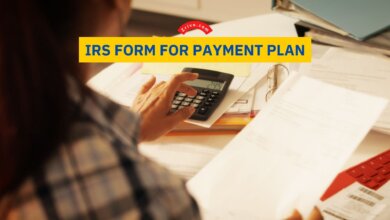 IRS Form for Payment Plan