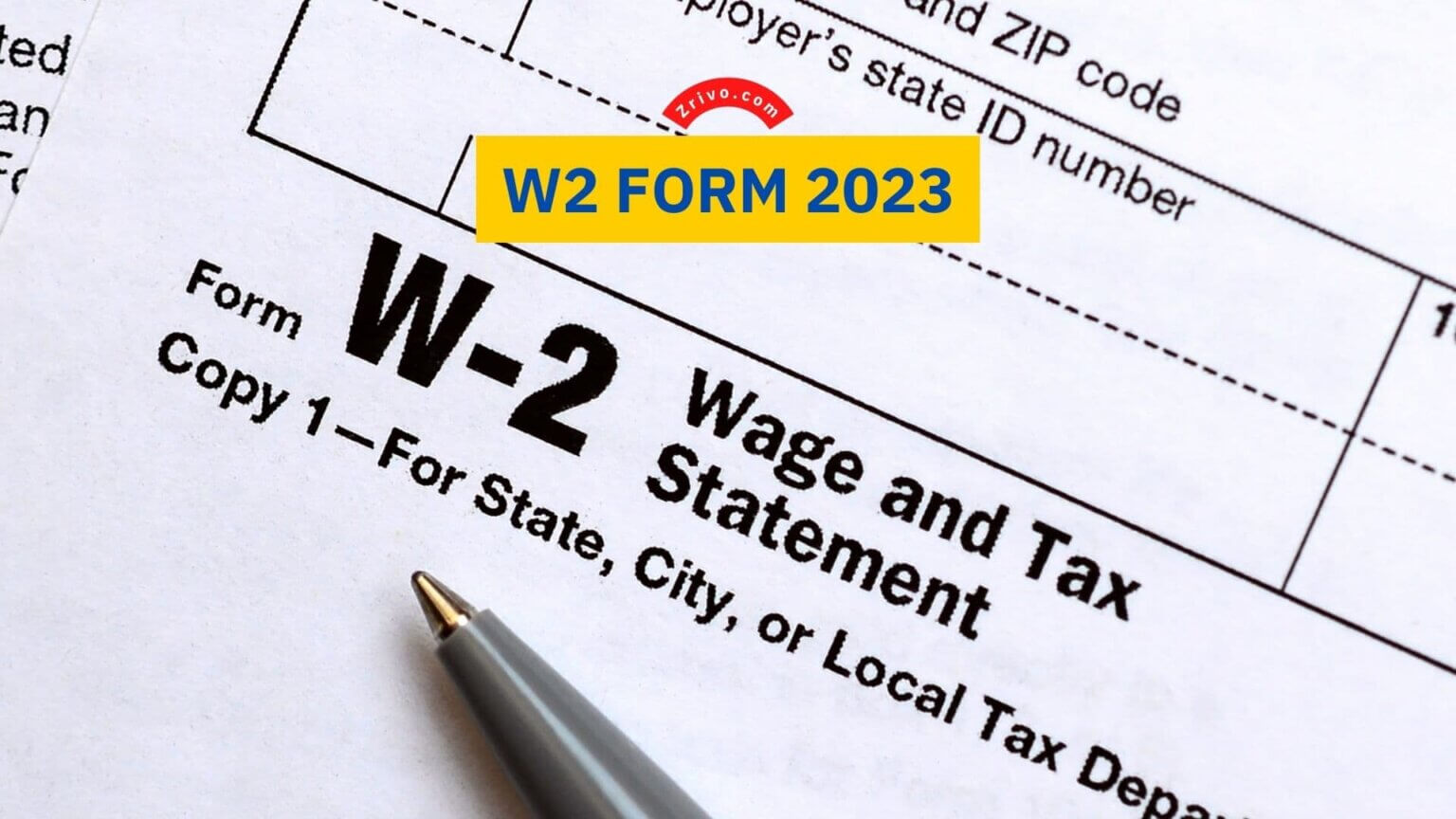 W2 Form 2023 2024