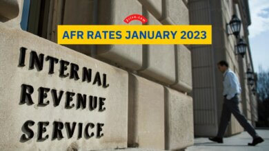 AFR Rates January 2023