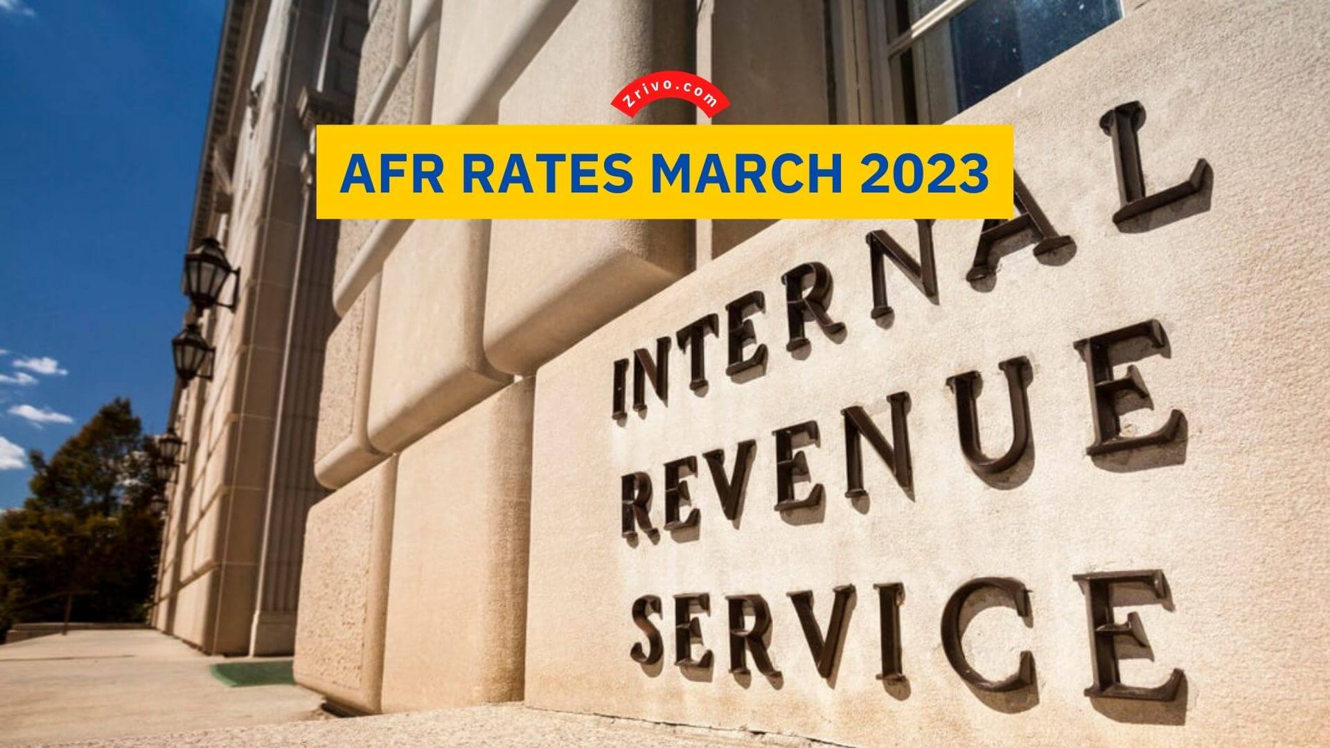 AFR Rates March 2023