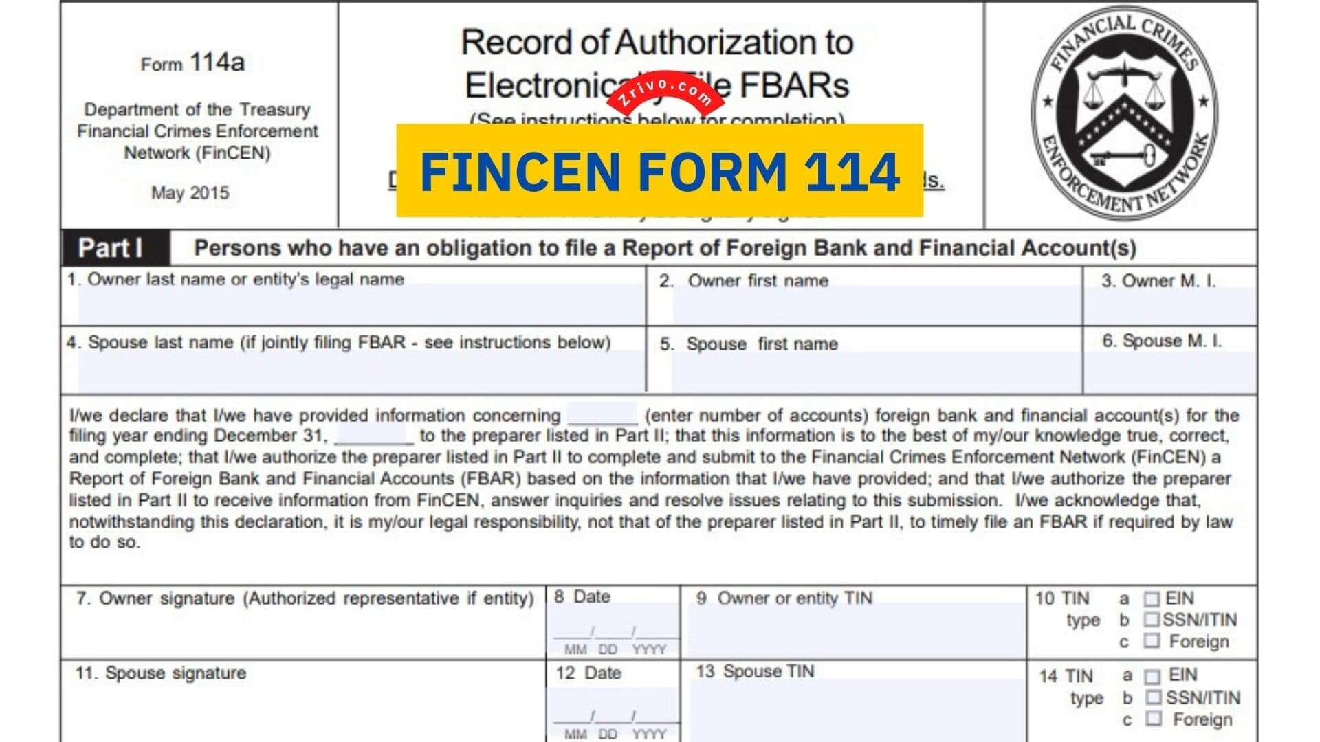 FinCEN Form 114