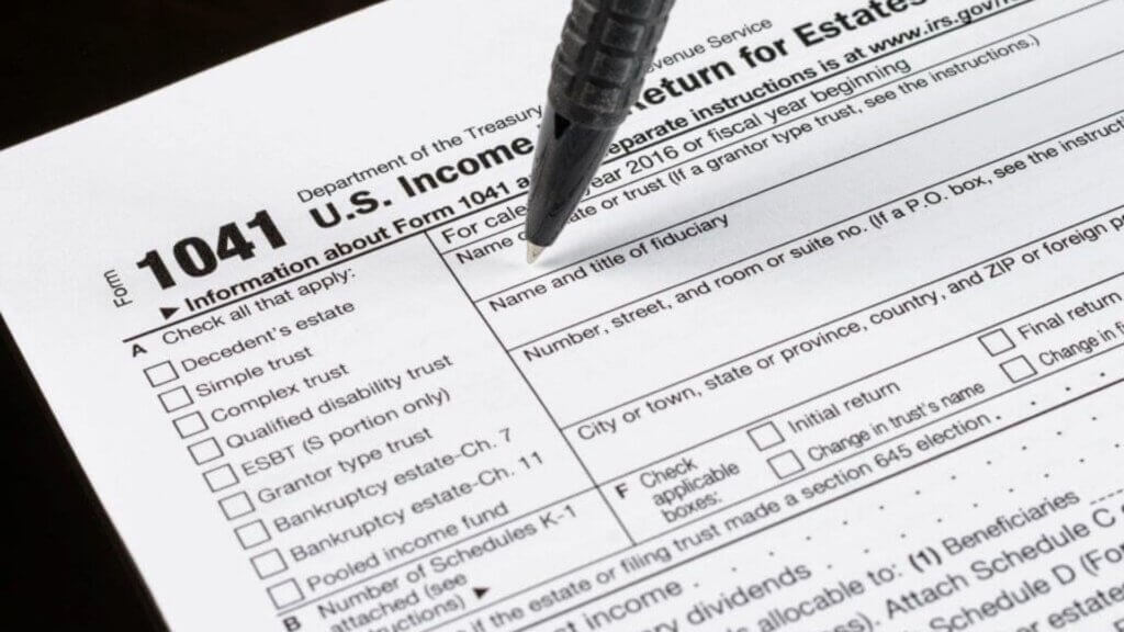 How to fill Out Form 1041