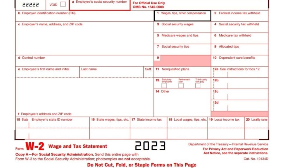 Taxable Income on Form W-2