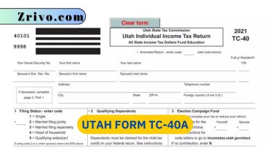 Utah Form TC-40A