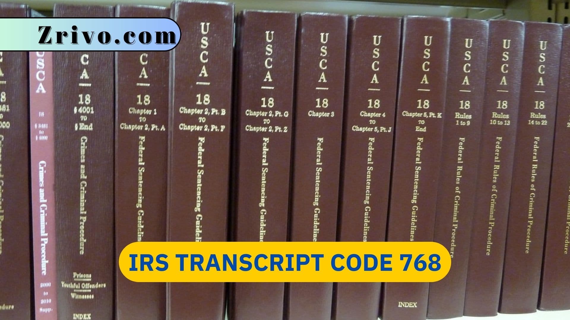 IRS Transcript Code 768