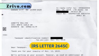 IRS Letter 2645C