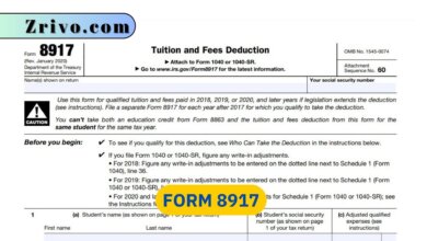 Form 8917
