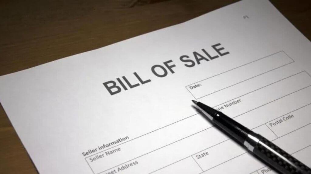 Nebraska Motor Vehicle Bill of Sale Form