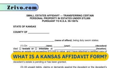What is a Kansas Affidavit Form