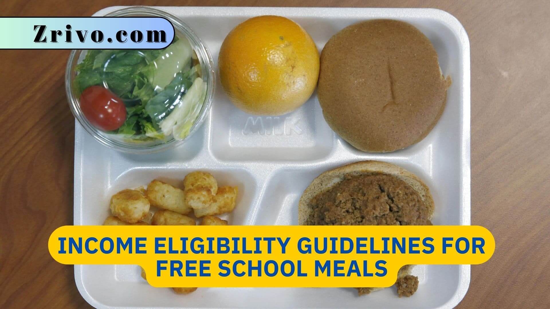 Income Eligibility Guidelines For Free School Meals