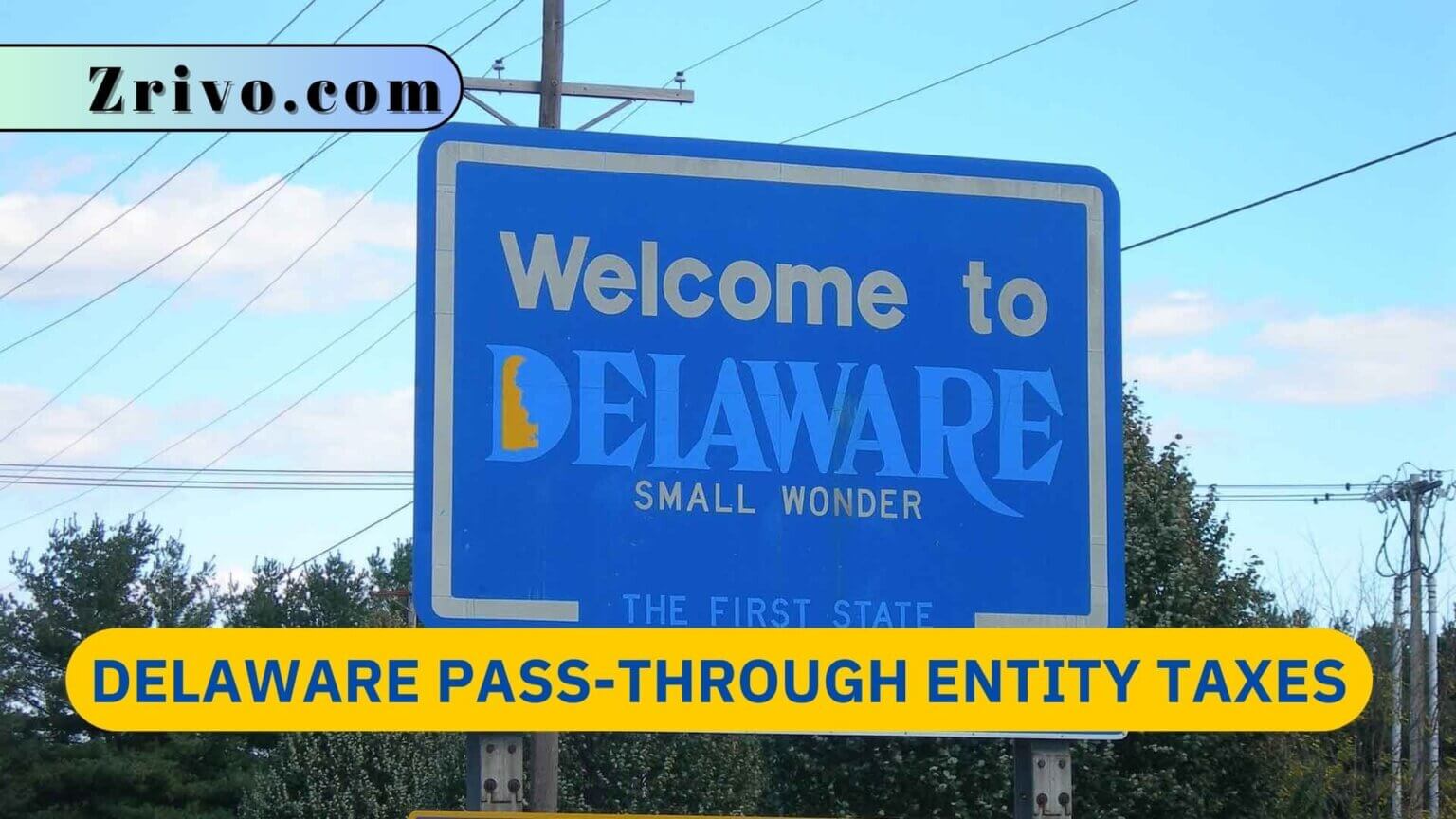 Delaware PassThrough Entity Taxes 2023 2024