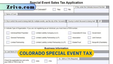 Colorado Special Event Tax
