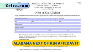 Alabama Next of Kin Affidavit