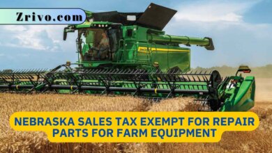 Nebraska Sales Tax Exempt For Repair Parts For Farm Equipment